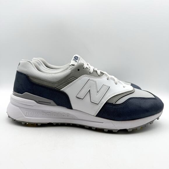 New Balance Mens 997 Golf Shoes US 11.5 Extra Wide Grey Waterproof Leather GUC main image 11